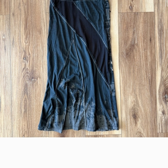 SALVAGE GORGEOUS Black Crystal Embellished Strapless Dress. S - Picture 5 of 9